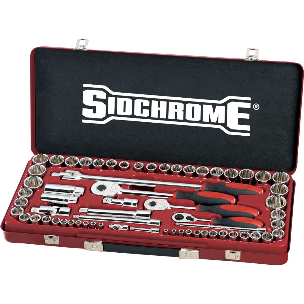 sidchrome-64-piece-metric-af-1-4-3-8-1-2-drive-socket-set